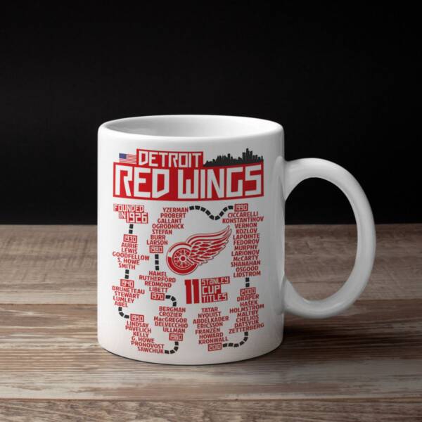 Detroit Red Wings Coffee Mug, Detroit Red Wings Timeline Mug Mugs