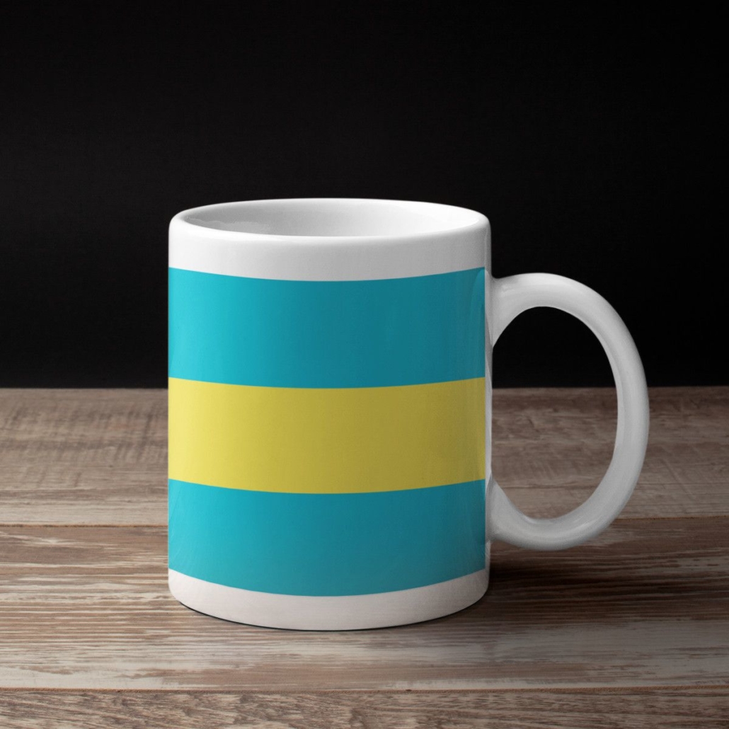 Bahamas Flag Coffee Mug, Bahamas’s National Flag Mug Mugs' Heaven