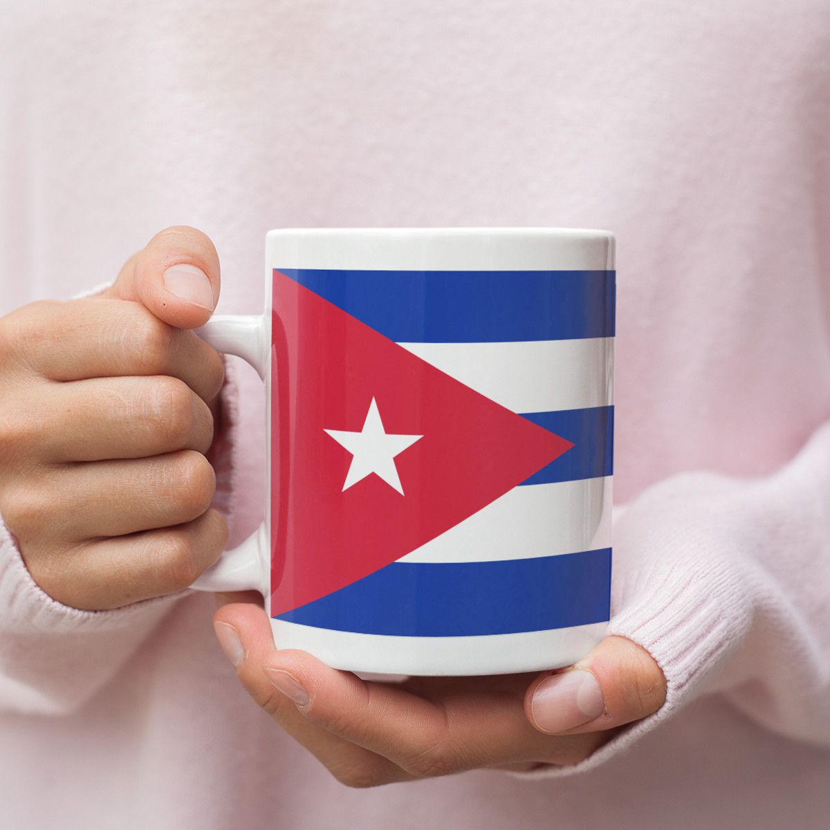 Cuba Flag Coffee Mug, Cuba’s National Flag Mug Mugs' Heaven Heaven