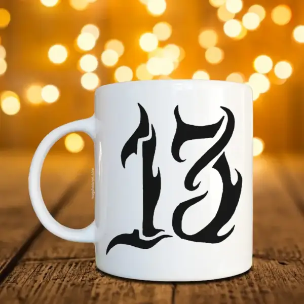 13 Band Mug 13 Band Logo Coffee Mug