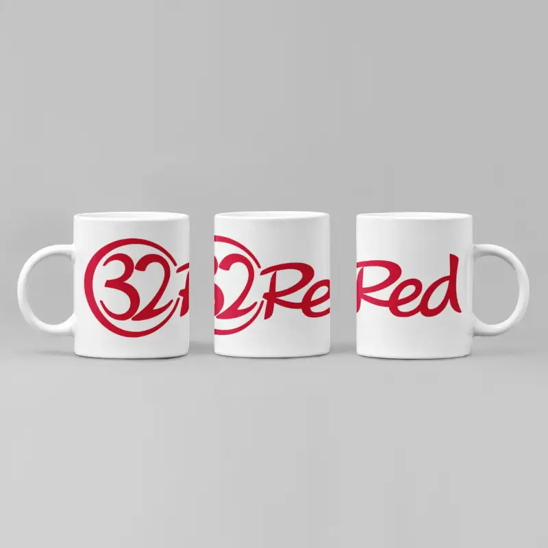 32Red Coffee Mug, 32Red Logo Mug