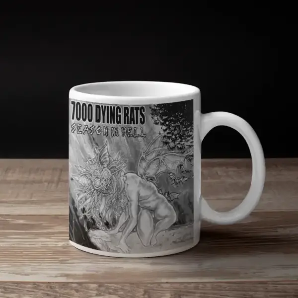 7000 Dying Rats Coffee Mug, 7000 Dying Rats Season in Hell Coffee Mug