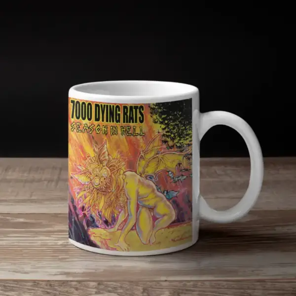 7000 Dying Rats Coffee Mug, 7000 Dying Rats Season in Hell Coffee Mug