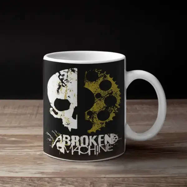 A Broken Machine Band Logo Coffee Mug