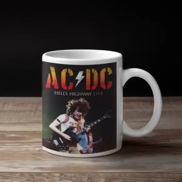 AC DC Coffee Mug, AC DC Hell's Highway Live Coffee Mug