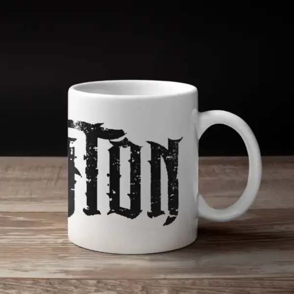 Abaton Band Mug Abaton Band Logo Coffee Mug Doom Metal