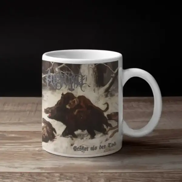 Absurd Coffee Mug, Absurd Größer als der Tod Coffee Mug