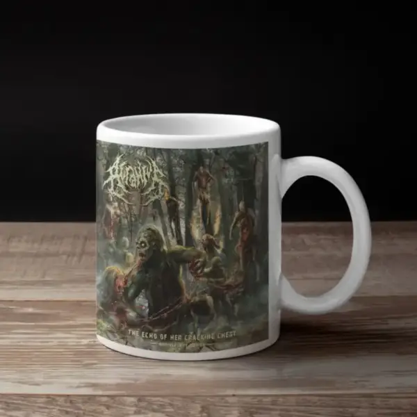 Acranius Coffee Mug, Acranius The Echo of Her Cracking Chest Coffee Mug