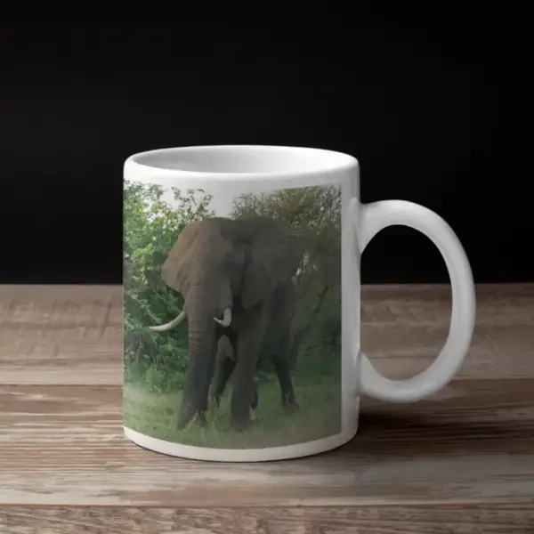 African Forest Elephant Coffee Mug, Animal African Forest Elephant Coffee Mug