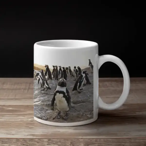 African Penguin Coffee Mug, Animal African Penguin Coffee Mug