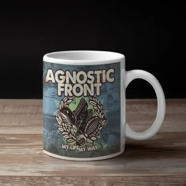 Agnostic Front Coffee Mug, Agnostic Front My Life My Way Coffee Mug