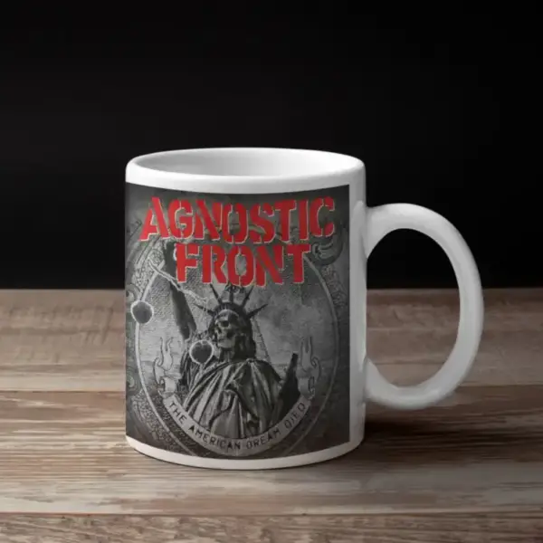 Agnostic Front Coffee Mug, Agnostic Front The American Dream Died Coffee Mug