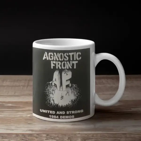 Agnostic Front Coffee Mug, Agnostic Front United And Strong Coffee Mug
