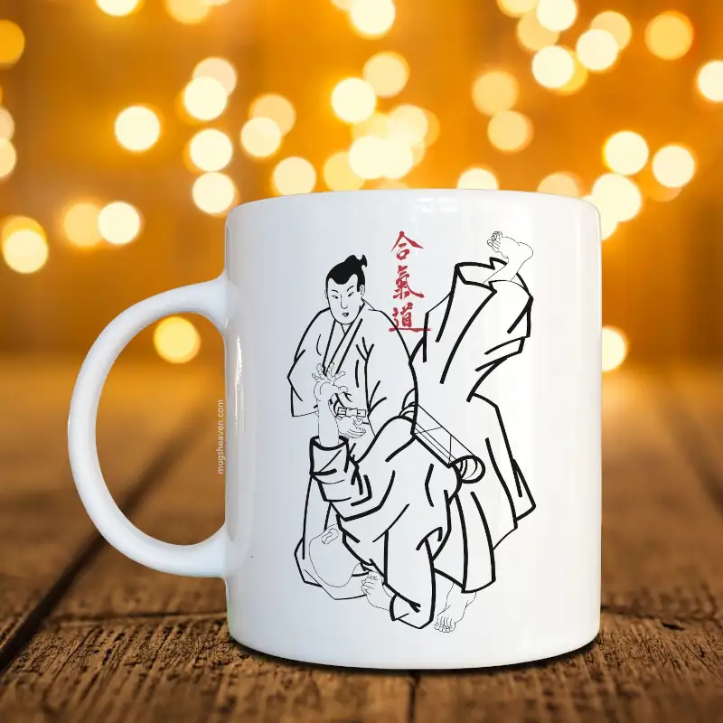 Aikido Mug, Aikido Coffee Mug