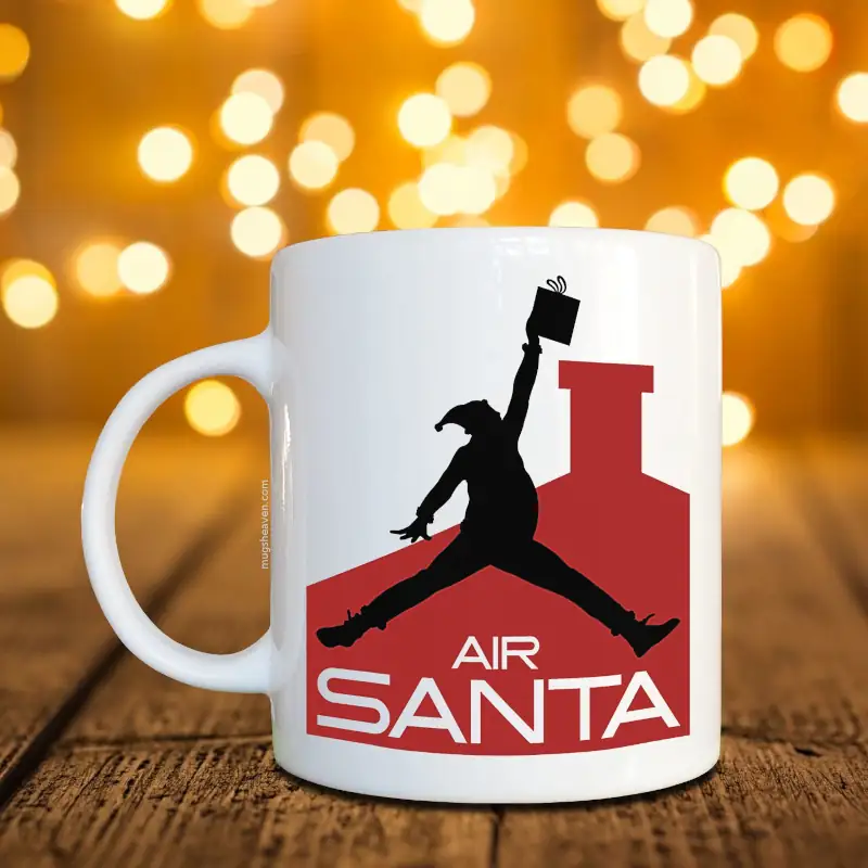 Air Jordan Mug, Air Santa Christmass Coffee Mug