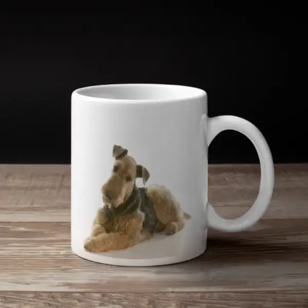 Airedale Terrier Coffee Mug, Animal Airedale Terrier Coffee Mug