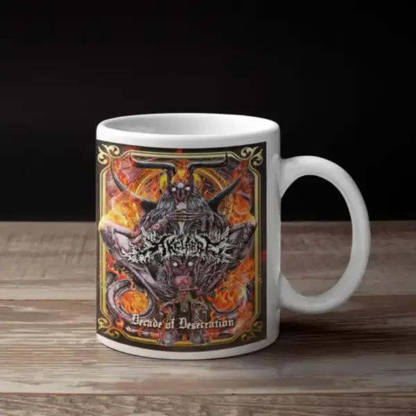 Akelarre Coffee Mug, Akelarre Decade of Desecration Coffee Mug