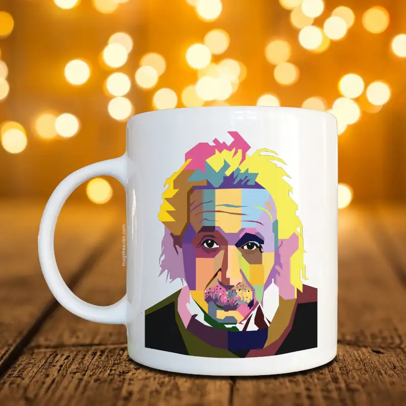 Albert Einstein Mug, Albert Einstein Coffee Mug