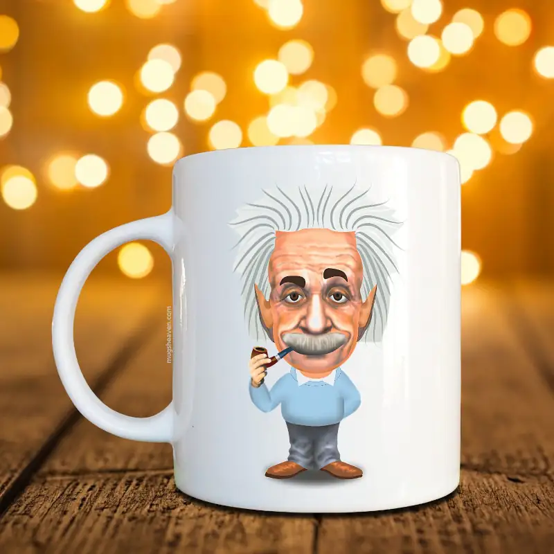 Albert Einstein Mug, Albert Einstein Coffee Mug