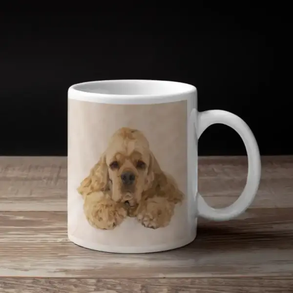 American Cocker Spaniel Coffee Mug, Animal American Cocker Spaniel Coffee Mug