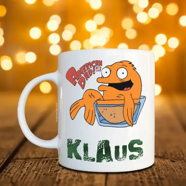 American Dad Mug, Klaus The Fish Coffee Mug