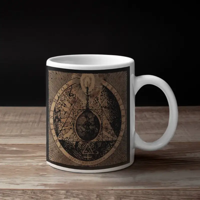 Ancient Moon & Prosternatur Coffee Mug, Ancient Moon & Prosternatur Secretum Secretorum Coffee Mug
