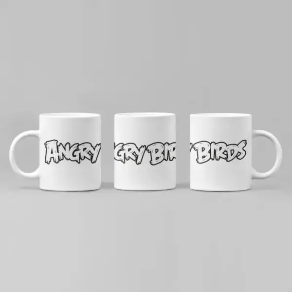 Angry Birds Coffee Mug, Angry Birds Logo Mug