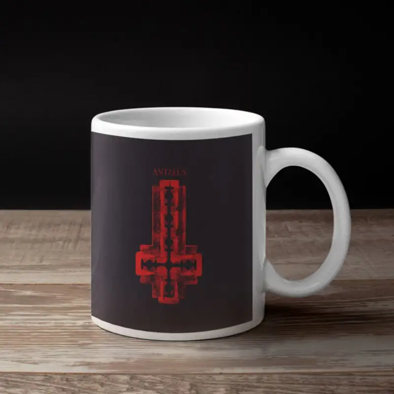 Antaeus Coffee Mug, Antaeus Cut You Flesh and Worship Satan Coffee Mug