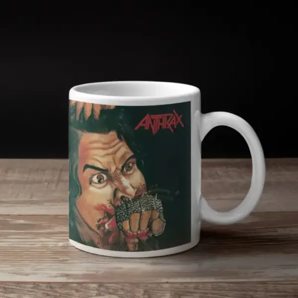 Anthrax Coffee Mug, Anthrax Fistfull Of Metal Coffee Mug