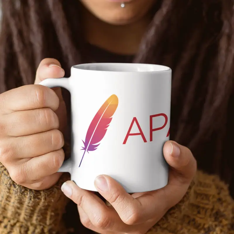 Apache Mug, Linux Apache Logo Coffee Mug - Image 2