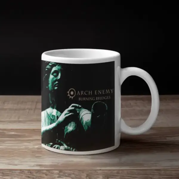 Arch Enemy Coffee Mug, Arch Enemy Burning Bridges Coffee Mug