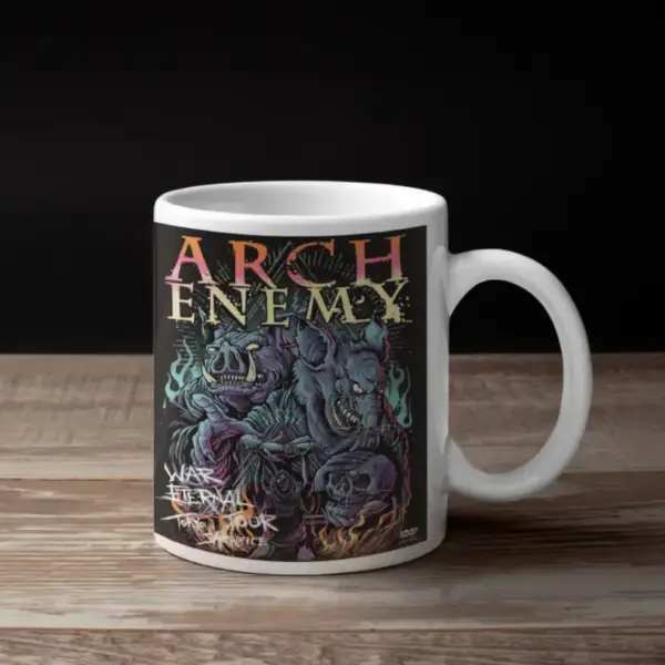 Arch Enemy Coffee Mug, Arch Enemy War Eternal Tour Coffee Mug