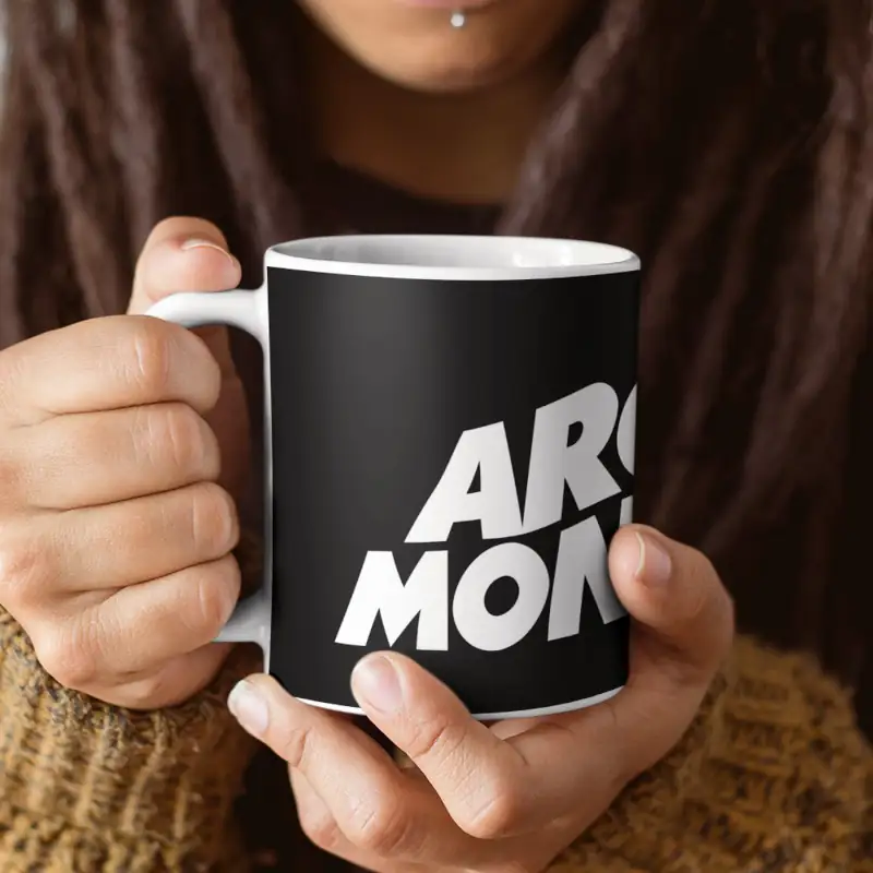 Arctic Monkeys Band Logo Coffee Mug - Image 2