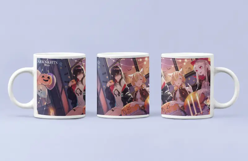 Arknights Coffee Mug, Arknights Halloween Game Coffee Mug