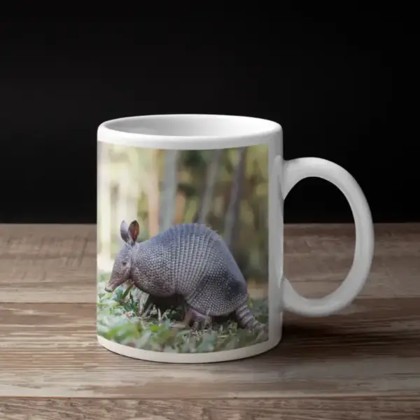 Armadillo Coffee Mug, Animal Armadillo Coffee Mug