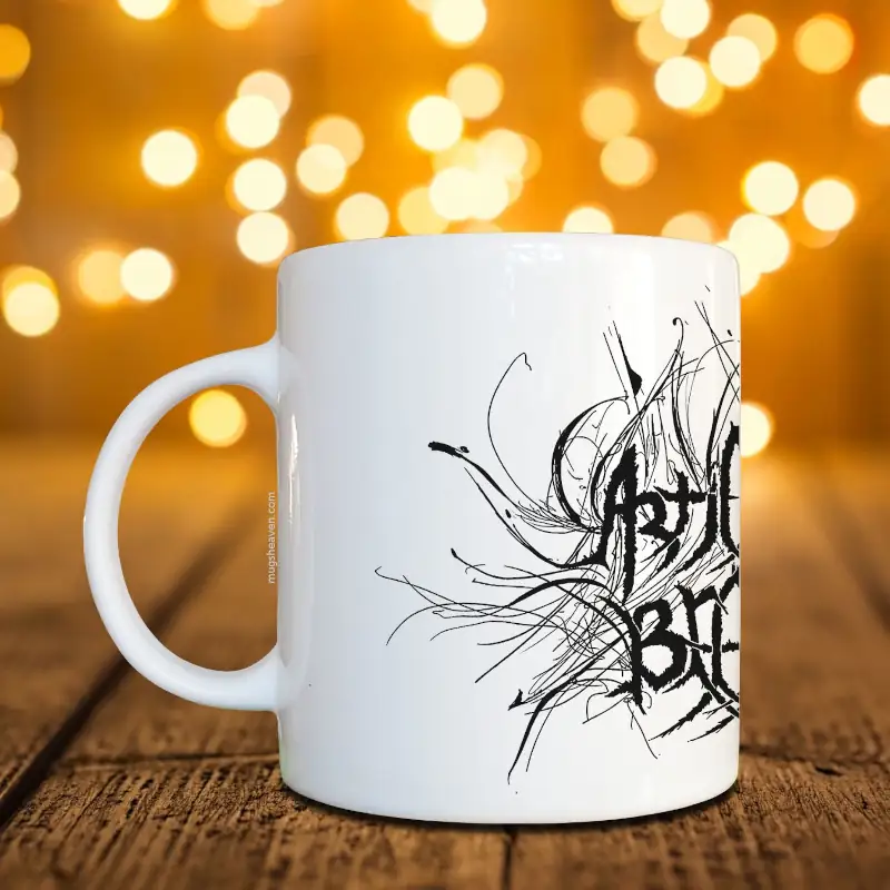 Artificial Brain Mug, Artificial Brain Logo Coffee Mug, Death Metal