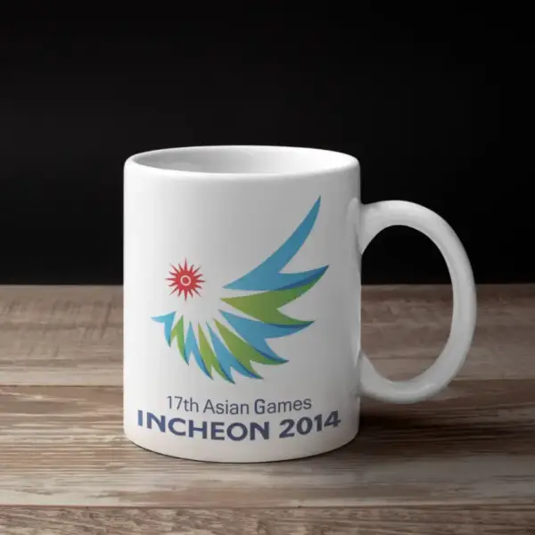 Asian Games Coffee Mug, 2014 Asian Games Logo Mug