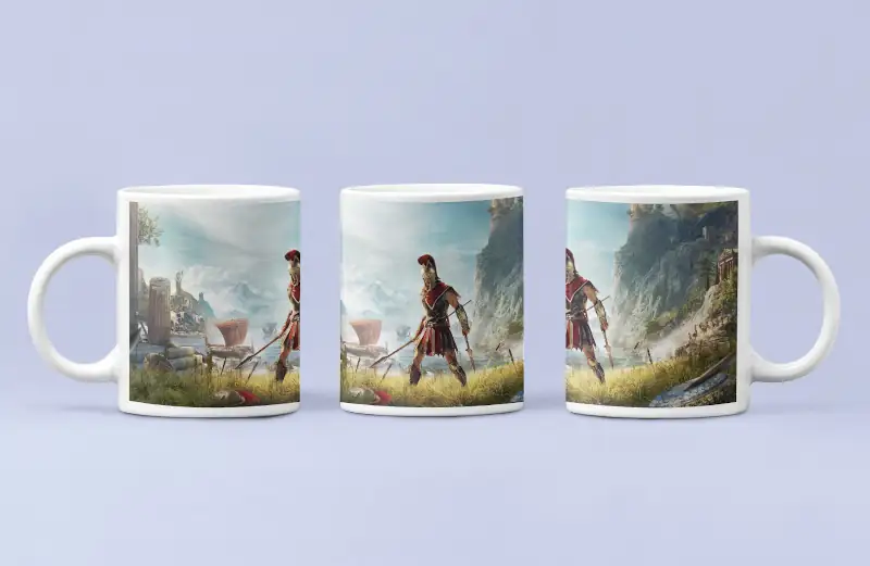 Assassins Creed Coffee Mug, Assassins Creed Odyssey Game Coffee Mug