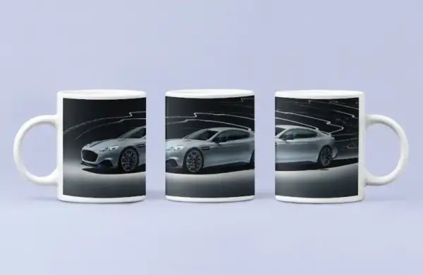 Aston Martin Coffee Mug, Aston Martin Rapide Coffee Mug