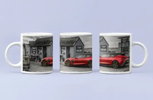 Aston Martin Coffee Mug, Aston Martin Vanquish Zagato Coffee Mug