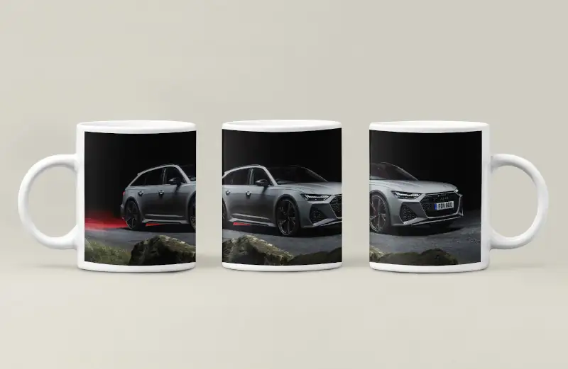 Audi Coffee Mug, Audi RS-6 Avant Coffee Mug
