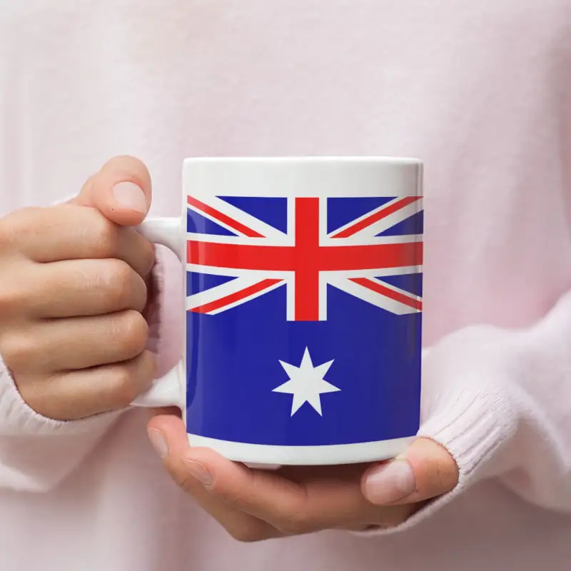 Australia Flag Coffee Mug, Australia's National Flag Mug - Image 2