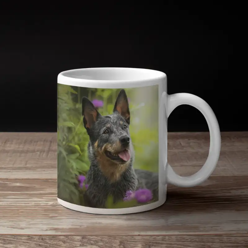 Australian Cattle Dog Coffee Mug, Animal Australian Cattle Dog Coffee Mug