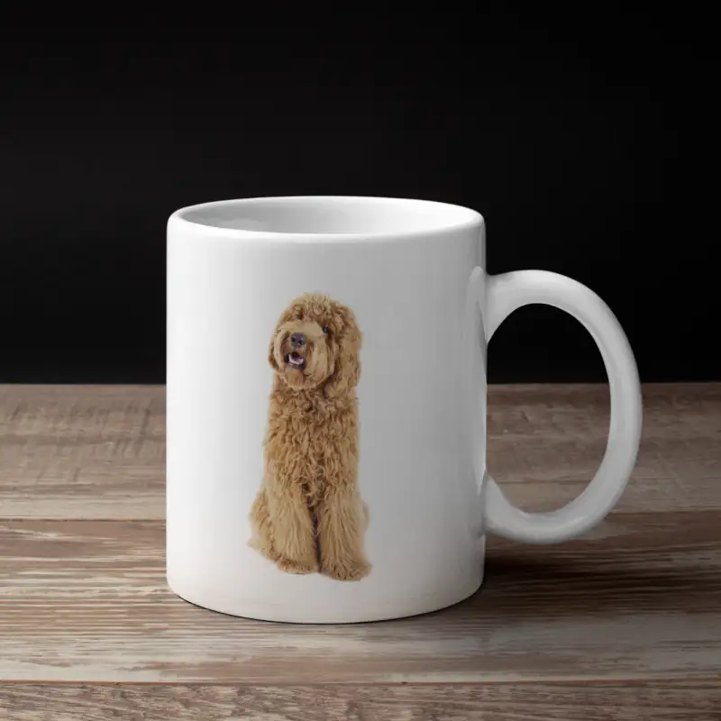 Australian Labradoodle Coffee Mug, Animal Australian Labradoodle Coffee Mug