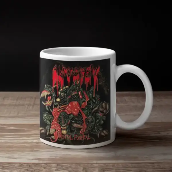Autopsy Coffee Mug, Autopsy Mental Funeral Coffee Mug