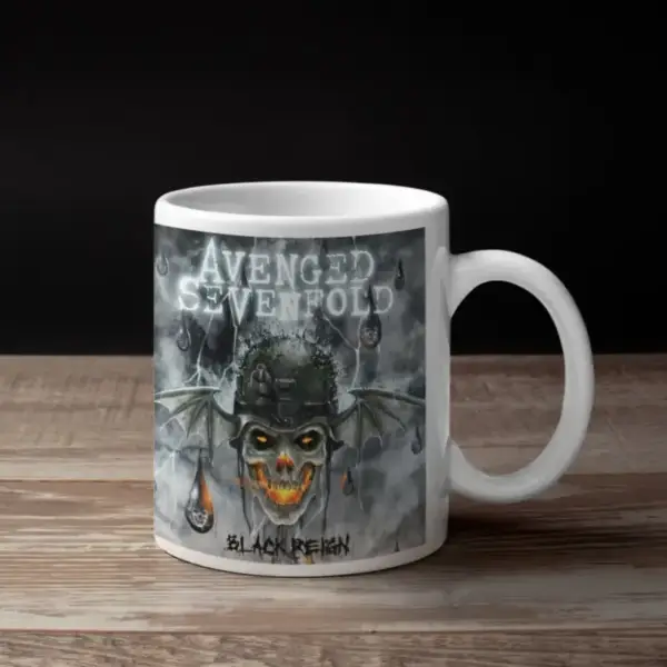 Avenged Sevenfold Coffee Mug, Avenged Sevenfold Black Reign Coffee Mug