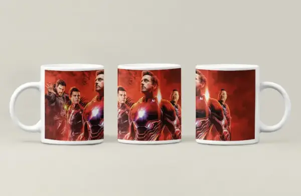 Avengers Endgame Coffee Mug, Avengers Endgame Iron Man Team Coffee Mug