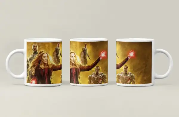 Avengers Endgame Coffee Mug, Avengers Endgame Scarlet Witch Team Coffee Mug