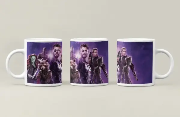 Avengers Endgame Coffee Mug, Avengers Endgame Thor Team Coffee Mug