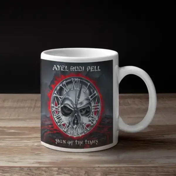 Axel Rudi Pell Coffee Mug, Axel Rudi Pell Sign Of The Times Coffee Mug